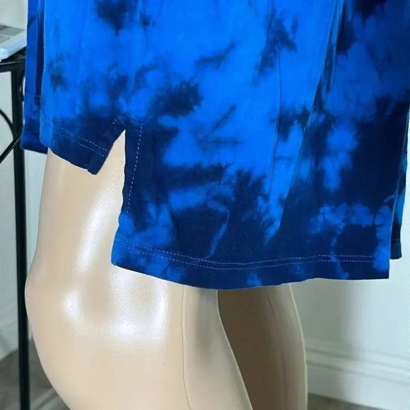 Goldie LeWinter Shirt Dress Tie Dye Size L 100% Pima Cotton Peru EUC!! - Picture 7 of 10